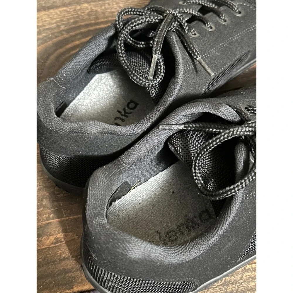 Be Lenka Barefoot Sneakers Mens 10.5 Black Mesh Leather Minimalist Shoe Wide Toe